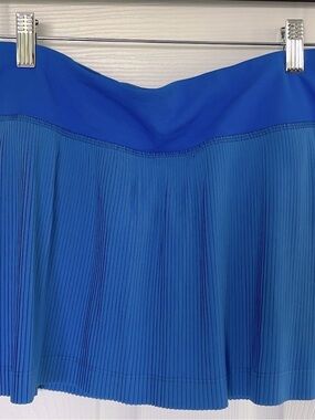 lululemon athletica Blue Pleated Athletic Skirt